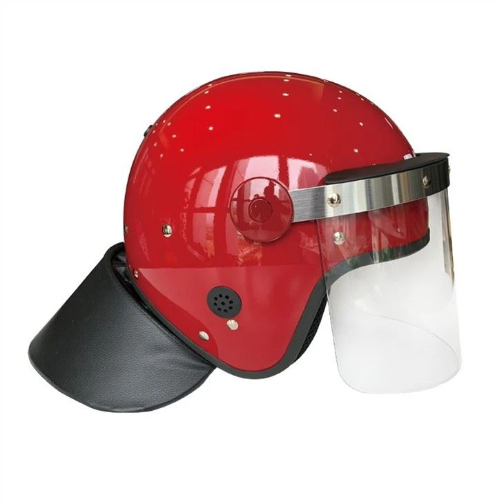 Red Malaysia Style Anti Roit Helmet