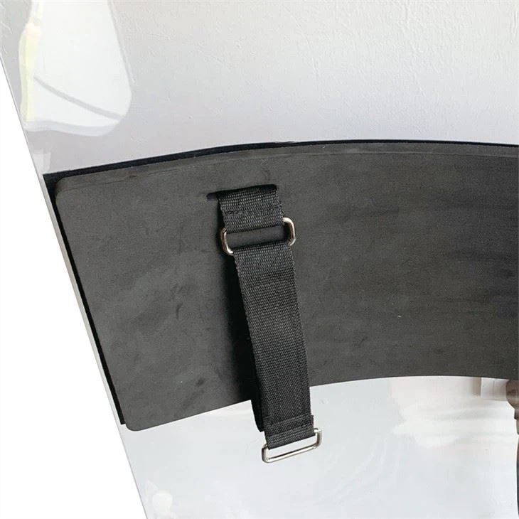 Rectangular Anti Riot Shield Police Military Equipment With PC Material