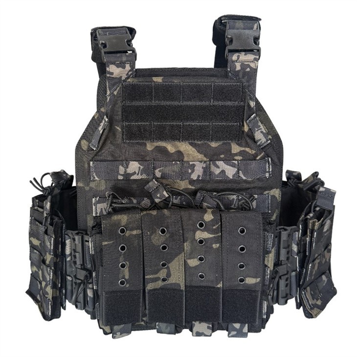 Tactical Vest For Men Quick Release Outdoor Training Vest Adjustable For Adults
